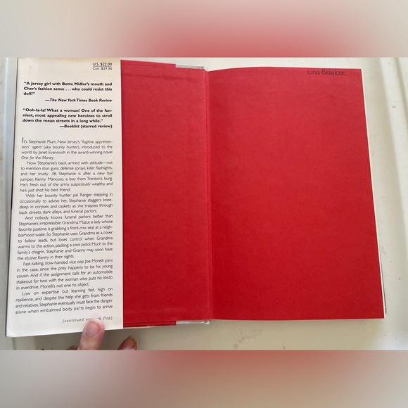 Two for the Dough by Janet Evanovich (1996, Hardcover, Autographed) - Picture 2 of 10